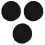 3Pièces Cache Trombone Noir Souple Usage Protection Musicale 3