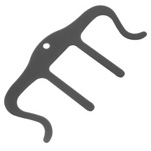 3Pièces Supports Pages Métal Noir Pour Livres De Pratiques