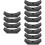 12Pièces Support Haltères Noir Durable Accessoire Sport À 6