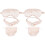 2Ensembles Masque Beige Avec Bandeau Élastique Pochette 2