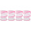 4Pièces Rose En Transparente Pour Et Chenilles 6