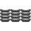 12Pièces Support Haltères Noir Durable Accessoire Sport À 4