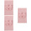 3Ensembles Ensemble Emmaillotage Bébé Rose Bandeau Polyester Souple 8