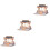 3Ensembles Pont Style Chinois DIY Décor Beige Solide Amusant 6