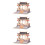 3Ensembles Pont Style Chinois DIY Décor Beige Solide Amusant 9