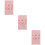 3Ensembles Ensemble Emmaillotage Bébé Rose Bandeau Polyester Souple 9