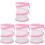 4Pièces Rose En Transparente Pour Et Chenilles 4