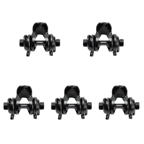 5Pièces Accessoire Clip Durable En Alliage Aluminium Noir 1