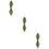 3Pièces Pendentifs Collier Design Peste Tibétain 8