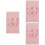 3Ensembles Ensemble Emmaillotage Bébé Rose Bandeau Polyester Souple 7
