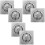 6Pcs Odor-Resistant Square Floor Filter Durable Anti-Rust Shower Drain 3