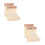2Pairs Thickened Boot Liners for Women Winter Rain Boot Covers 5
