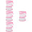 4Pièces Rose En Transparente Pour Et Chenilles 9