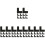 50Pcs Black Plastic Screen Frame Corner Brackets for Window Repair 5
