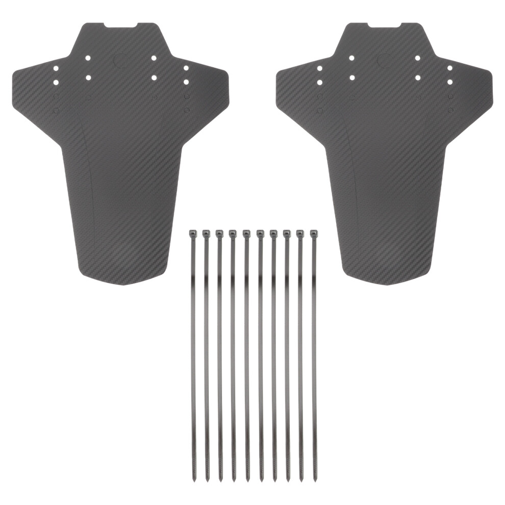 Photos - Bicycle Parts 8Pcs Black Bike Mud Guards Durable Splash-Proof Mudguard for Cycling