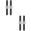 4Pièces Enfants Silicone Panda Portable Décor Noir 7