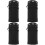 4Pcs High-Performance Black Running Wrist Phone Holder 4