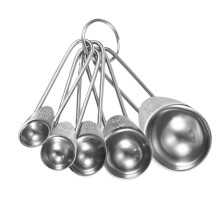 10Pcs Stainless Steel Coffee and Milk Scoops Silver for Home