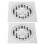 6Pcs Odor-Resistant Square Floor Filter Durable Anti-Rust Shower Drain 11