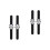 4Pièces Enfants Silicone Panda Portable Décor Noir 5