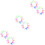 60Pcs Baby Silicone Pacifier Clips Holder Soft Assorted Colors 5