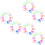 60Pcs Baby Silicone Pacifier Clips Holder Soft Assorted Colors 6