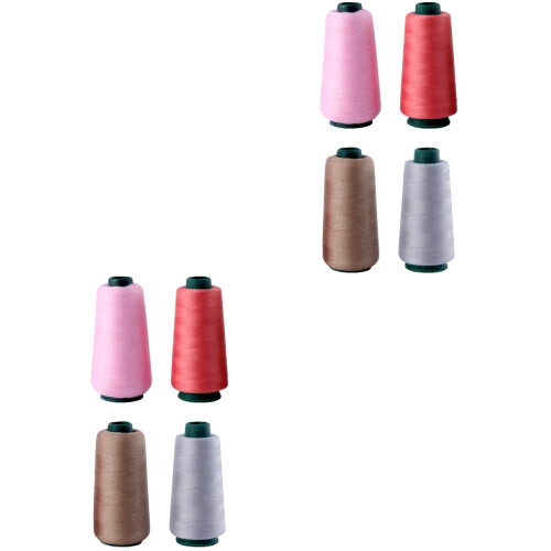 8Pcs Polyester Thread Set for Sewing Machine Quilting Assorted Colors 2