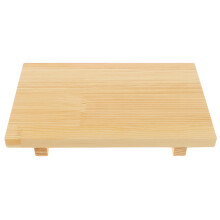 10Pcs Easy-Clean Ivory Wood Sushi Serving Board Snack Plates