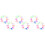 60Pcs Baby Silicone Pacifier Clips Holder Soft Assorted Colors 4