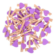 150Pcs Clip Wooden Photo Clips for Creative Home Decor