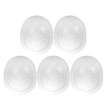 15Pcs Mini Doll Face Mask Clear Dustproof Cover for DIY Doll Crafts