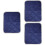 3Pcs Soft Fabric Pet Heating Pads Blue Self Warming Vet Beds 7