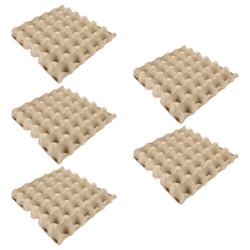 15Pcs Stackable Beige Paper Egg Tray Reusable Protective Egg Holder 2