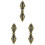 3Pièces Pendentifs Collier Design Peste Tibétain 2