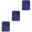 3Pcs Soft Fabric Pet Heating Pads Blue Self Warming Vet Beds 6