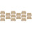 15Pcs Stackable Beige Paper Egg Tray Reusable Protective Egg Holder 5