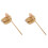 2 Sets Percussion Instrument Wooden Fish Meditation Buddhist Drum 4