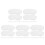 60Pcs White Disposable Eye Covers Lightweight Breathable Sleep Masks 3