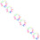60Pcs Baby Silicone Pacifier Clips Holder Soft Assorted Colors 9