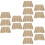 15Pcs Stackable Beige Paper Egg Tray Reusable Protective Egg Holder 6