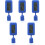5Pcs Practical Blue Digital Thermometers with Suction Cup for Reptiles 3