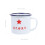 10Pcs Enamel Mug White Retro Coffee and Water Cup 2