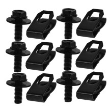 3Ensembles Clips U Métal Noir Kit De Réparation Pour Capot De