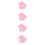 4Pcs Plastic Household Ice Cube Tray with Lid Pink Kitchen Ice Mold 7