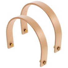 10Sets Heat-Resistant Khaki Wooden Kettle Handles Teapot Grip Set