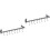 2Pcs Silver Kitchen Hooks Wall Mount Rack No Assembly Needed 2