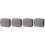 4Pcs Portable Grey File Box Document Holder with Combination Lock 5