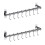 2Pcs Silver Kitchen Hooks Wall Mount Rack No Assembly Needed 3