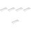 5Pcs Clear Acrylic Keyboard Stand for Desk Office Computer Accessories 3