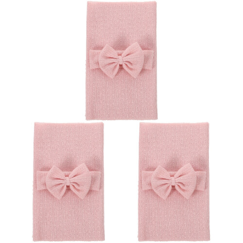 3Ensembles Ensemble Emmaillotage Bébé Rose Bandeau Polyester Souple 2